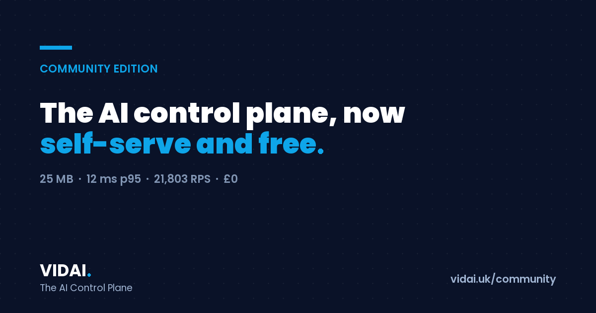 Vidai Community Edition is here